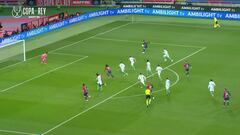 La celebración de Ferran Torres de su gol que nadie entendió en Can Barça