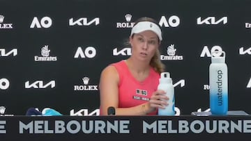 Danielle Collins delivers one of the harshest remarks in a press conference
