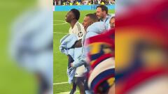 Un fan captó la reacción de Mbappé y Vini al gol de Endrick: Kylian enloqueció con el ‘efecto Bernabéu’