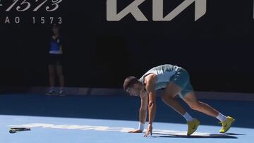 Directo al top de Carlos Alcaraz: gana el punto de forma épica y enloquece Melbourne