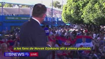 La ‘sobrada’ del periodista del Open de Australia que desató la rabia de Djokovic