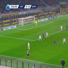 El golazo escandaloso de Lautaro Martínez ante el Empoli