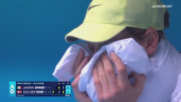 Los temblores de Sinner en el Open de Australia: el vídeo impacta muchísimo y enseña la dureza del tenis