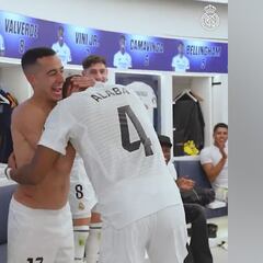 Esto es saber estar: el club enseña 25″ ejemplares del vestuario del Madrid tras 399 días sin Alaba