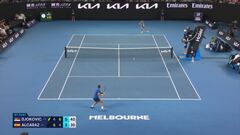 Son dos tenistas irrepetibles: el set point entre Alcaraz y Djokovic que es élite de la élite del tenis