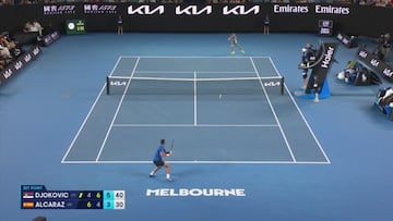 Son dos tenistas irrepetibles: el set point entre Alcaraz y Djokovic que es élite de la élite del tenis