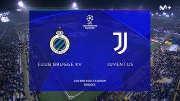 Resumen y goles del Brujas vs Juventus de la Champions League