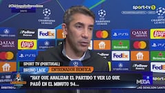 Le preguntan al entrenador del Benfica por la polémica final: más claro no puede ser
