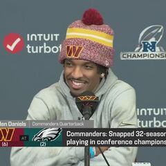 Jayden Daniels ignites team spirit with a rousing speech ahead of the NFC final