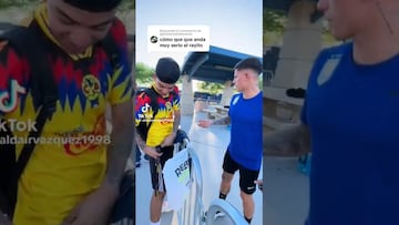 Atención a la reacción de Brian Rodríguez cuando un fan le pide bailar