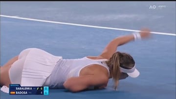 ¡Saltaron todas las alarmas!: el momento en el que Badosa tropezó y su genial gesto después