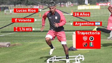 Lucas Ríos, ilusión total al llegar a Santa Fe