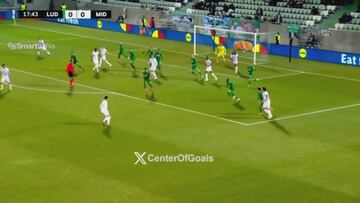 Darío Osorio no jugaba hace tres meses, vuelve en Europa League y anota un golazo: gran triunfo