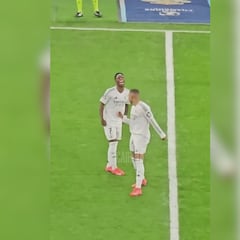 Lleva 800.000 visitas en ‘X’: el gesto entre Mbappé y Vinicius que no se vio en TV