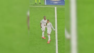Lleva 800.000 visitas en ‘X’: el gesto entre Mbappé y Vinicius que no se vio en TV