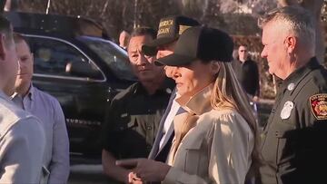 Melania Trump comforts California fire victim in Serbian: heartfelt compassion in crisis