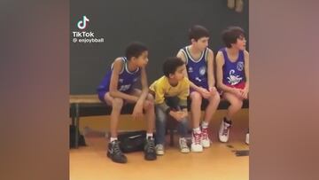 El viral vídeo de Wembanyama jugando al baloncesto cuando era un niño: ahora es una estrella