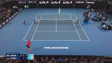 Bola de partido y Sinner decide dar espectáculo: los años que vienen por delante asustan