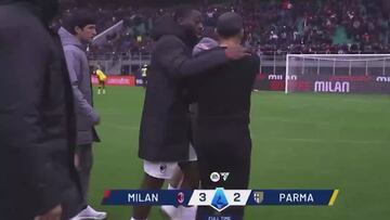 AC Milan chaos: coach and Davide Calabria in near physical altercation post-Parma victory