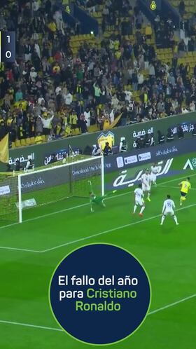 El fallo de Cristiano más inverosímil: mete 99 de cada 100 ahí