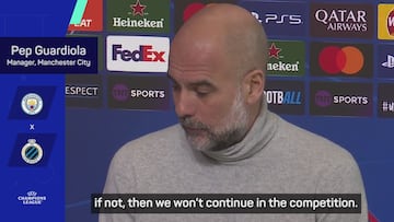 Guardiola ‘not thinking’ about Champions League exit