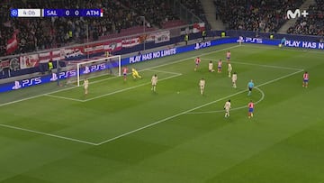 Se lo pidió su padre y aquí lo tiene: vean al Cholito cumpliendo la orden de Simeone a rajatabla