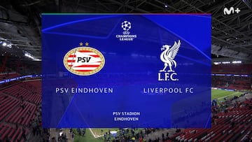Resumen y goles del PSV vs Liverpool, fase liga de la Champions League