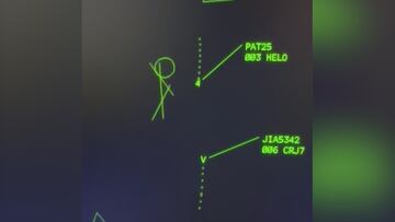 El detalle que mostraba el radar de tráfico aéreo instantes antes del accidente: se ha viralizado en ‘X’