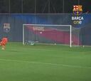 Eres portero del Barça, te la juegas a un penalti y haces esto: hay que tener muchísimo valor