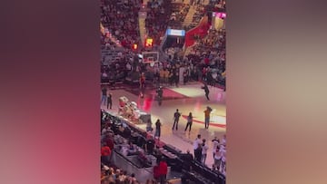 Dunking sensation: halftime show-stealer outshines NBA pros at Cavaliers game!
