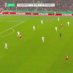 El gol en el 98′ del Leverkusen con una celebración que Xabi Alonso no daba crédito