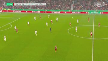 El gol en el 98′ del Leverkusen con una celebración que Xabi Alonso no daba crédito