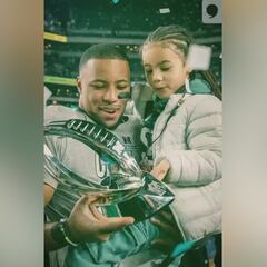 Adorable moment: Saquon Barkley’s daughter Jada leaves sweet voicemail for him before the Super Bowl