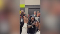 Kendrick Lamar unaware of social media backlash, shares moment with his team after performance