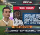 Pedrerol tranquiliza al madridismo con una afirmación que contradice los rumores sobre Vinicius