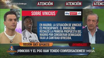 Pedrerol tranquiliza al madridismo con una afirmación que contradice los rumores sobre Vinicius