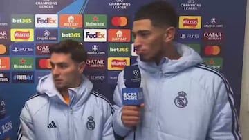 El hilarante momento de Brahim y Bellingham hablando español en la TV inglesa