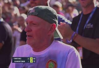 Emoción pura y dura: así ha sido el último punto de la carrera “El Peque” Schwartzman