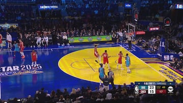 Curry la vuelve a liar en el All-Star y se corona MVP con un triple de medio campo estratosférico