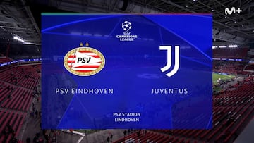 Resumen y goles del PSV vs Juventus de la Champions League