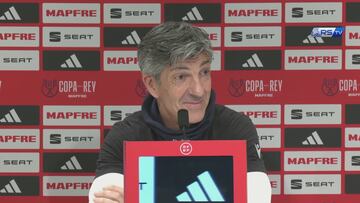 Despelote en sala de prensa con la pregunta a Imanol Alguacil sobre la muela de Mbappé