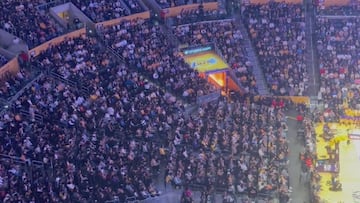 Loud “Thank you, Nico!” chants while Luka Dončić shoots free throws