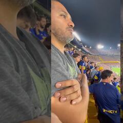 Aficionado de Alianza Lima se infiltró en ‘La Bombonera′, pero no pudo festejar