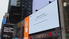 Brutal video: NYC screens show X’s AI predicting Zelensky’s future during Trump meeting