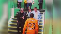 El madridismo ‘alucina’ con esto de Ceballos al cruzarse con Mendy antes de la segunda parte