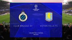 Resumen y goles del Brujas vs Aston Villa, octavos de final de la Champions League