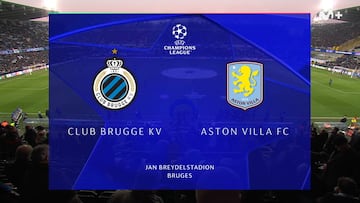 Resumen y goles del Brujas vs Aston Villa, octavos de final de la Champions League