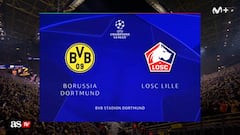 Resumen y goles del Borussia de Dortmund vs Lille, octavos de final de la Champions League