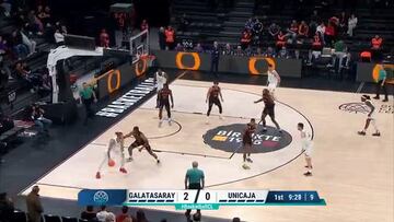 Resumen del Galatasaray v Unicaja, fase ganadores de Champìons