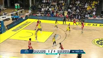 Resumen del Szombathely v UCAM Murcia, fase ganadores Champions